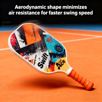 Vente directe d'usine T700 Ensemble de raquettes de pickleball en fibre de carbone alvéolée certifiées USAPA pour les sports de plein air Cadeau pour