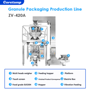 Machine d'emballage verticale automatique VFFS en acier inoxydable haute productivité pour riz, céréales et sucre (1kg, 2kg, 5kg) – Emballage vertical robuste - Product Image 6
