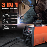 Prix d'usine 3 en 1 soudeuses mig soldadura machine à souder mig tig mma 250amp igbt inverter co2 mig