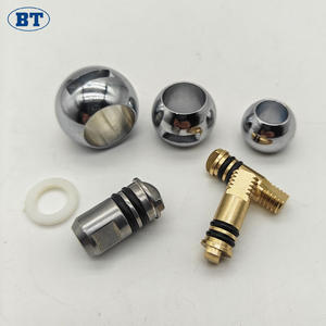 Yuhuan Italy BSP NPT полированный тяжелый женский латунный шаровой клапан с внутренней резьбой с ручкой-бабочкой - Product Image 4