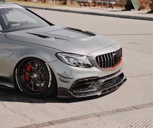 Nẹp cản trước bằng sợi carbon W205 <span class=keywords><strong>C63</strong></span> dành cho Mercedes Benz C-Class W205 <span class=keywords><strong>C63</strong></span> AMG 4 chiếc, viền khe gió - Product Image 3