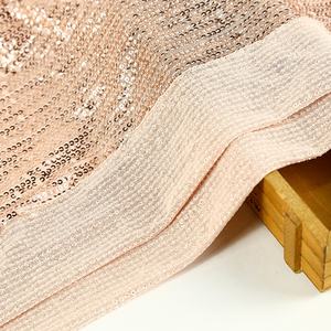 Haut de gamme français nouveau tissu <span class=keywords><strong>Stretch</strong></span> Spandex Sequin tissus à coudre Puckering Free Textile pour la fabrication de vêtements de mode - Product Image 6