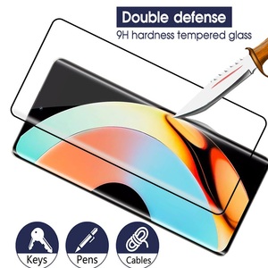 Protecteur d'écran incurvé 3D en verre pour <span class=keywords><strong>Realme</strong></span> 10 Pro +, Film 9H en verre trempé - Product Image 3