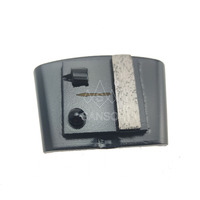 Disque à lame PCD de qualité supérieure, forme trapézoïdale, grain 120, pour outils de revêtement de sol, nivellement, ponçage, racloir à époxy, peinture à base de colle pour béton - OEM