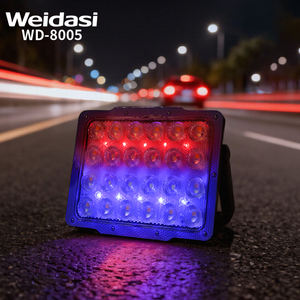 كشاف LED قابل للشحن بالطاقة الشمسية عالي القدرة من ويداسي للميكانيكيين والتخييم والصيد وإصلاح السيارات، هيكل مصباح من البلاستيك ABS مع منفذ شحن Type-C - Product Image 1