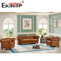 Ekintop sectionnelles canapés meubles de salon canapé ensemble meubles de luxe italien antique canapé inclinable ensemble meubles