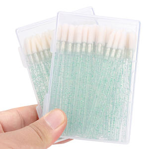 Lip Scrub Brush Private Label Biologisch abbaubare Lippen bürste Weizens troh Kunststoff Biologisch abbaubare Tasche Abbaubare Plastiktüte 50 teile/schachtel - Product Image 6