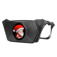 Mochila Deportiva Impermeable con Pantalla LED a Todo Color, Control por Aplicación Móvil y Bluetooth, Modelo Ojo de Ángel
