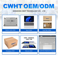 Ordinateur portable à double écran en vente flash, processeur Intel N95 3,4 GHz, 15,6 pouces + 7 pouces, écran tactile IPS étroit, clavier rétroéclairé à double écran