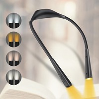 Wason Nouveau Best-Seller Lampe de Lecture LED Rechargeable Légère à Suspendre au Cou 4 Températures de Couleur et 5 Niveaux de Luminosité