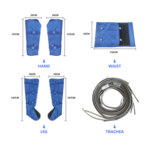 Mesin pressoterapi vakum drainase limfatik, mesin penghilang otot lengan pinggang tubuh 8310A - Product Image 4
