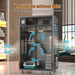 Villa pour <span class=keywords><strong>chat</strong></span> en bois personnalisée de luxe, nouvelle <span class=keywords><strong>arrivée</strong></span>, grande villa pour <span class=keywords><strong>chat</strong></span> <span class=keywords><strong>d</strong></span>'intérieur <span class=keywords><strong>à</strong></span> plusieurs niveaux, meubles pour animaux de compagnie, grand condo pour <span class=keywords><strong>chat</strong></span> - Product Image 6