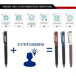 Bolígrafo Metálico Personalizado de Alta Gama de 0.5 mm, Tinta Negra y Azul, para Uso Promocional, Oficina, Deportes, Logotipo, Letras, Impresión UV/Digital - Product Image 2