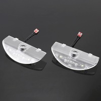 Lumières de porte de voiture MITSUBISHI PAJELO, lumières sans fil, logo personnalisé, lumière de bienvenue LED