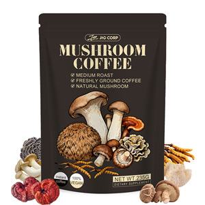 OEM 10 in 1 caffè a fungo biologico etichetta privata con 10 Superfood leoni criniera Reishi Chaga Cordyceps caffè istantaneo - Product Image 1