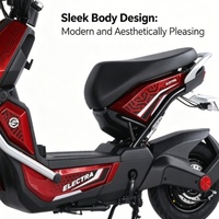Bicicleta Eléctrica con Batería de Plomo-Ácido, Asiento Cómodo y Diseño Ergonómico, Solución para Desplazamientos Urbanos, Oferta de Inventario al Por Mayor