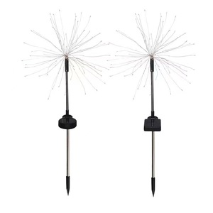 Guirnalda de Luces LED Impermeables de 200 LED con Forma de Estrella Explosiva, Luces de Navidad, Guirnalda de Luces de Diente de León con Cable de Cobre para Jardín - Product Image 2