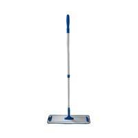 Balai à poussière en microfibre avec plateau en aluminium, fixation velcro facile à remplacer, H1641 H1642, 40CM 60CM