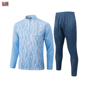 Camiseta de fútbol de seguimiento gruesa de invierno al por mayor camiseta de fútbol personalizada para el club 24-25 temporada último diseño - Product Image 3