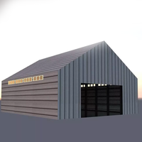 Bâtiment en structure acier préfabriquée sur mesure à prix réduit, grande portée, pour abri de voiture, entrepôt, atelier, construction préfabriquée