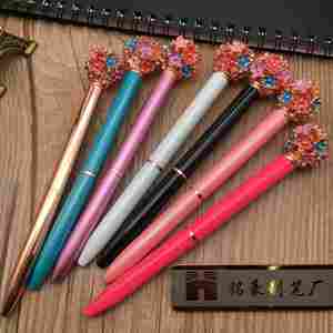 Bolígrafo de Metal con Diseño de Flor Retorcida de 1.0 mm, Personalizable con Logotipo, para Regalo de Boda, Venta al Por Mayor - Product Image 2