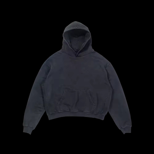 Sudadera con Capucha Personalizada para Hombre, Estilo Vintage Lavado, Tejido Grueso 100% Algodón, Estampado Moderno, Sudadera Lisa a la Moda para Hombre - Product Image 1