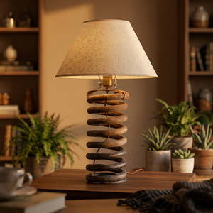 Decorative Modern Fabric Eco-Friendly Metal Table Lamp Knob Switch Dimmable LED <b>USB</b> Powered Eye-Caring <b>Night</b> <b>Light</b> Bedroom - Product Image 4
