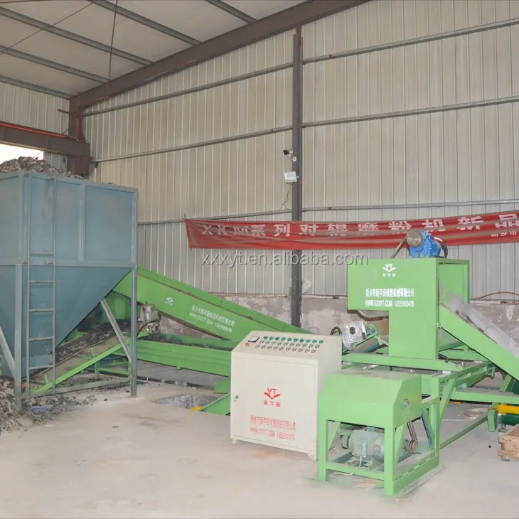 Scrap tyre recycling plant / tire recycling line in making rubber crumb