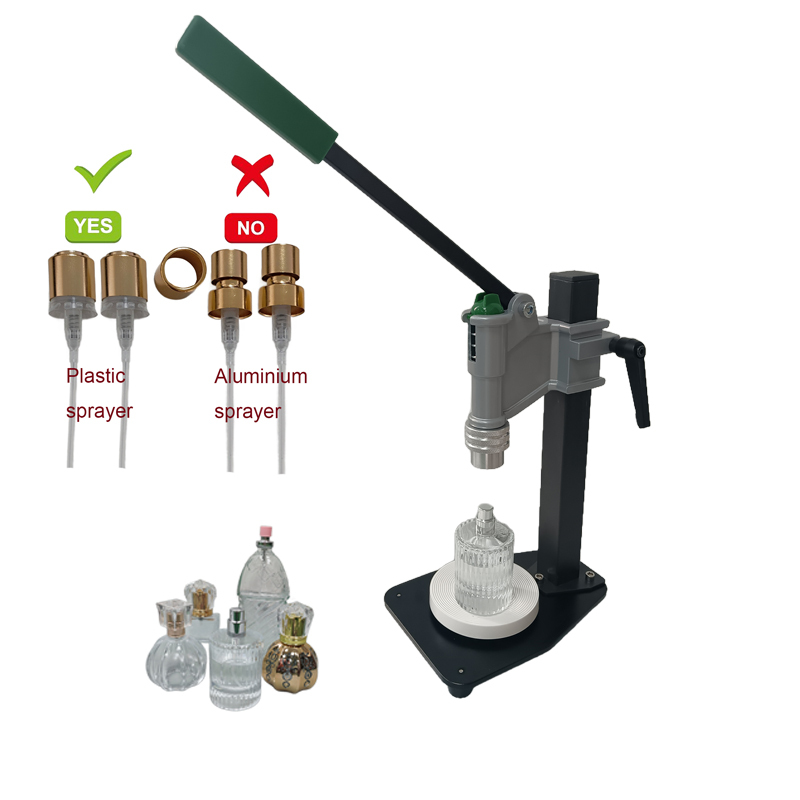 Private Label Perfume Spray Bottlemanual Crimping Machine Semi Automatic Bottle Capper For Home