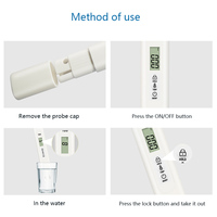 Stylo testeur numérique TDS portable, testeur de qualité de l'eau PPM, testeur TDS pour l'eau potable, l'aquarium, l'hydroponie, fonctionnement simple