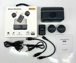 Microphone sans fil magnétique à clipser 2Mic, <span class=keywords><strong>micro</strong></span>-cravate à réduction de bruit <span class=keywords><strong>pour</strong></span> appareil photo reflex numérique, <span class=keywords><strong>iPhone</strong></span>, Android, enregistrement vidéo, vlogging - Product Image 6