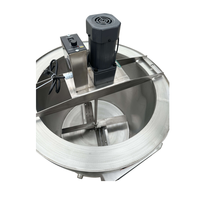 Marmite de cuisson à gaz électrique inclinable avec agitateur, équipement de cuisson, marmite à confiserie avec mélangeur