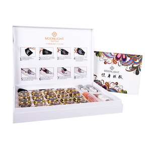 20 colori di Halloween evento Glitter tatuaggio Set per feste forniture temporanee del tatuaggio adesivi per la vita quotidiana dei bambini - Product Image 1