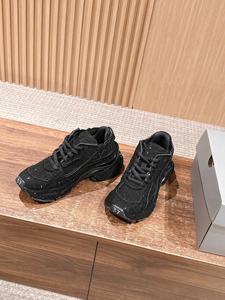 Chaussures décontractées de luxe de haute qualité 2026 - Chaussures de sport à semelle épaisse en cuir pour hommes et femmes - Product Image 4