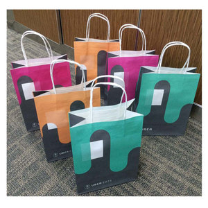 Bolsa de papel kraft con diseño de <span class=keywords><strong>unicornio</strong></span> personalizado, embalaje de cosméticos, reciclada, regalo de fiesta - Product Image 5