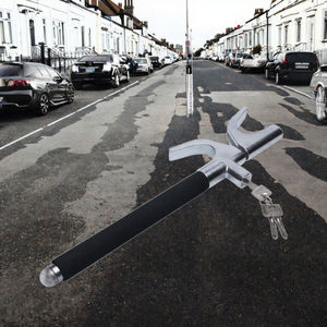 Verrou de volant de voiture multifonction 3-en-1 avec poignée télescopique d'autodéfense et 3 clés, dispositif antivol - Product Image 6