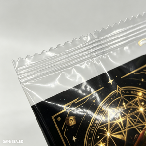 Pochette à fermeture arrière sur mesure OEM, faible MOQ, multi-tailles, pour cartes de jeu, paquets mystères et cartes TCG, avec encoche de déchirement facile - Product Image 3