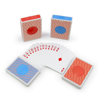 Jeu de cartes à jouer familial avec impression personnalisée de logo cartes à jouer de poker en papier 280gsm Blue Core 300gsm
