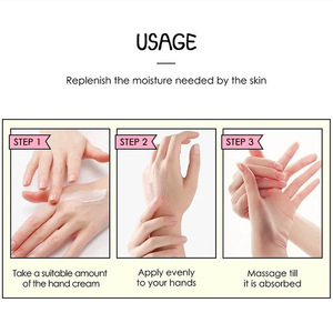 Crème pour les mains OEM Mini 10 ml hydratante non grasse, lotion pour les mains portable pour peaux sèches et rugueuses, format voyage avec étiquette en anglais complète - Product Image 4