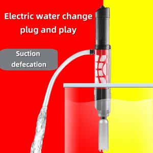 Automatische Waterwisselaar Elektrische Zuigkruk Wassen Zand Rioolwater Schoonmaken Visafval <span class=keywords><strong>Aquarium</strong></span> Schoonmaakbenodigdheden - Product Image 2