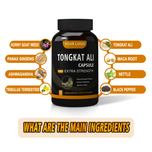 Kruid Extract Supplement Tongkat Ali Extract 500Mg Ondersteuning Energie Tongkat Ali <span class=keywords><strong>Capsules</strong></span> - Product Image 5