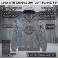 ELYRADIA T-shirt in cotone oversize lavato personalizzato con stampa citazione gotica, stile retrò streetwear casual