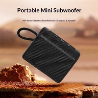 Mini-enceinte sans fil GO3 3ème génération à faible MOQ, étanche 5.0, portable pour extérieur, batterie 500-1000mAh, modèle Golden Brick