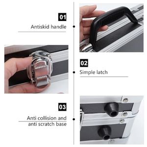 Factory Customizable Aluminum <strong>Briefcase</strong> ODM Universal Shockproof Case for Portable Instrument <strong>Storage</strong> Transport Durable Toolbox - Product Image 4