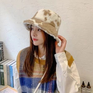 Phụ Nữ Mùa Đông Dày Ấm Áp Mô Hình Con Bò Giả Thỏ Lông Đan Xô Cap Du Lịch Câu Cá Ngư Dân Phẳng Top <span class=keywords><strong>Hat</strong></span> - Product Image 2