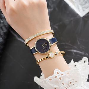 <span class=keywords><strong>Montre</strong></span> et bracelets en <span class=keywords><strong>plaqué</strong></span> <span class=keywords><strong>or</strong></span> rose pour femmes, ensemble cadeau parfait pour dame - Product Image 4