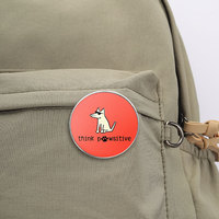 Spedizione Diretta di Badge Rotondi Personalizzati Stampati, Spille Personalizzate con Cartoni Animati, Citazioni Ispiratrici, Figure di Animali e Piante