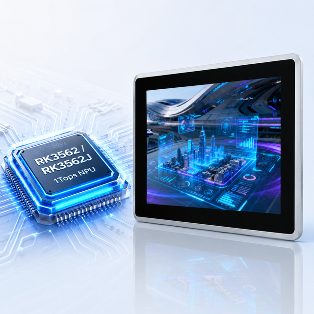 TPC370 7-Inch Industrial Edge Computing Tablet Supports Ubuntu Debian with Built-in 1TOPS NPU for Real-Time Data Processing