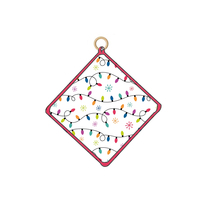 Bavoir en bambou pour bébé avec motif de personnage de Noël personnalisé, prêt à être expédié sans tarif, boîte aveugle
