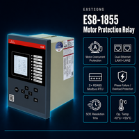 Relais de protection moteur EastSong pour appareillage MCC, double Ethernet RS485 Modbus RTU/IEC61850, triphasé, protection contre les surintensités et les surcharges, configuration étoile